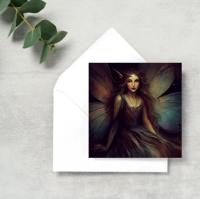 Fairy Cards, Large Note Card, Invites, Birthday, Money Card