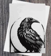 Raven - Large Cards, Notecards, Birthday, Invites