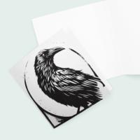 Raven - Large Cards, Notecards, Birthday, Invites