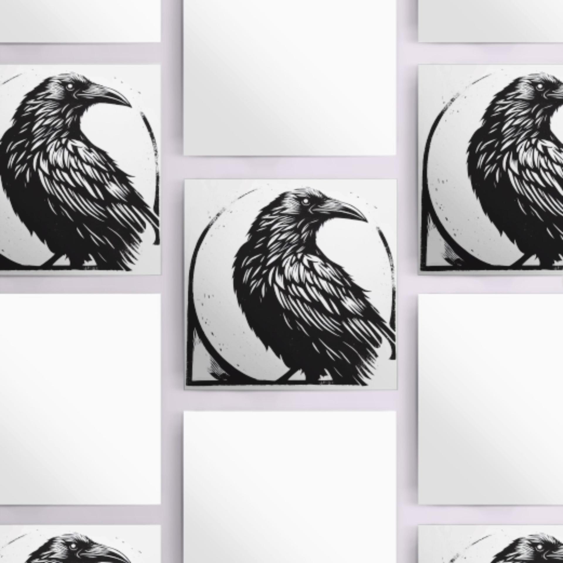 Raven - Large Cards, Notecards, Birthday, Invites