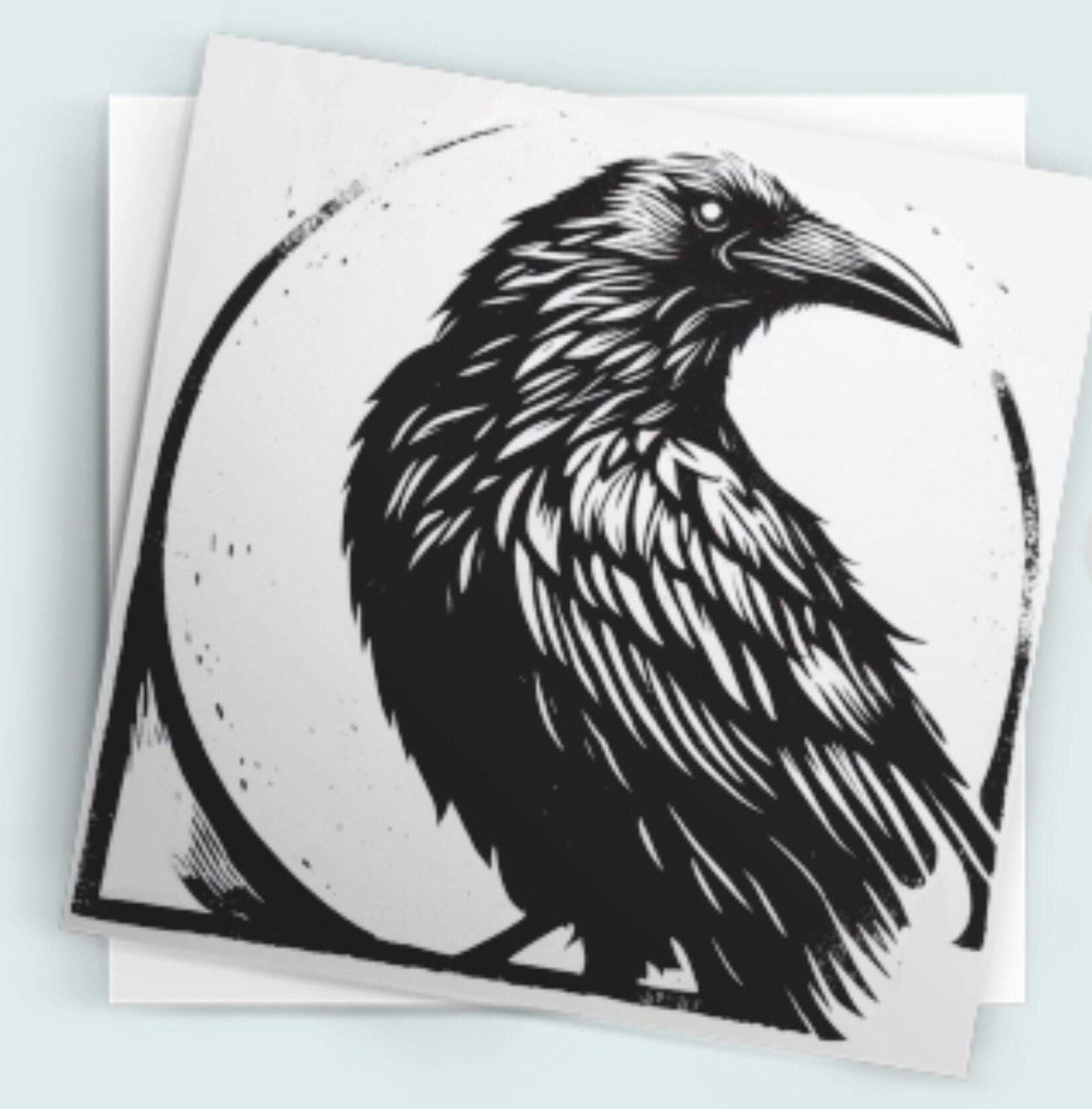 Raven - Large Cards, Notecards, Birthday, Invites