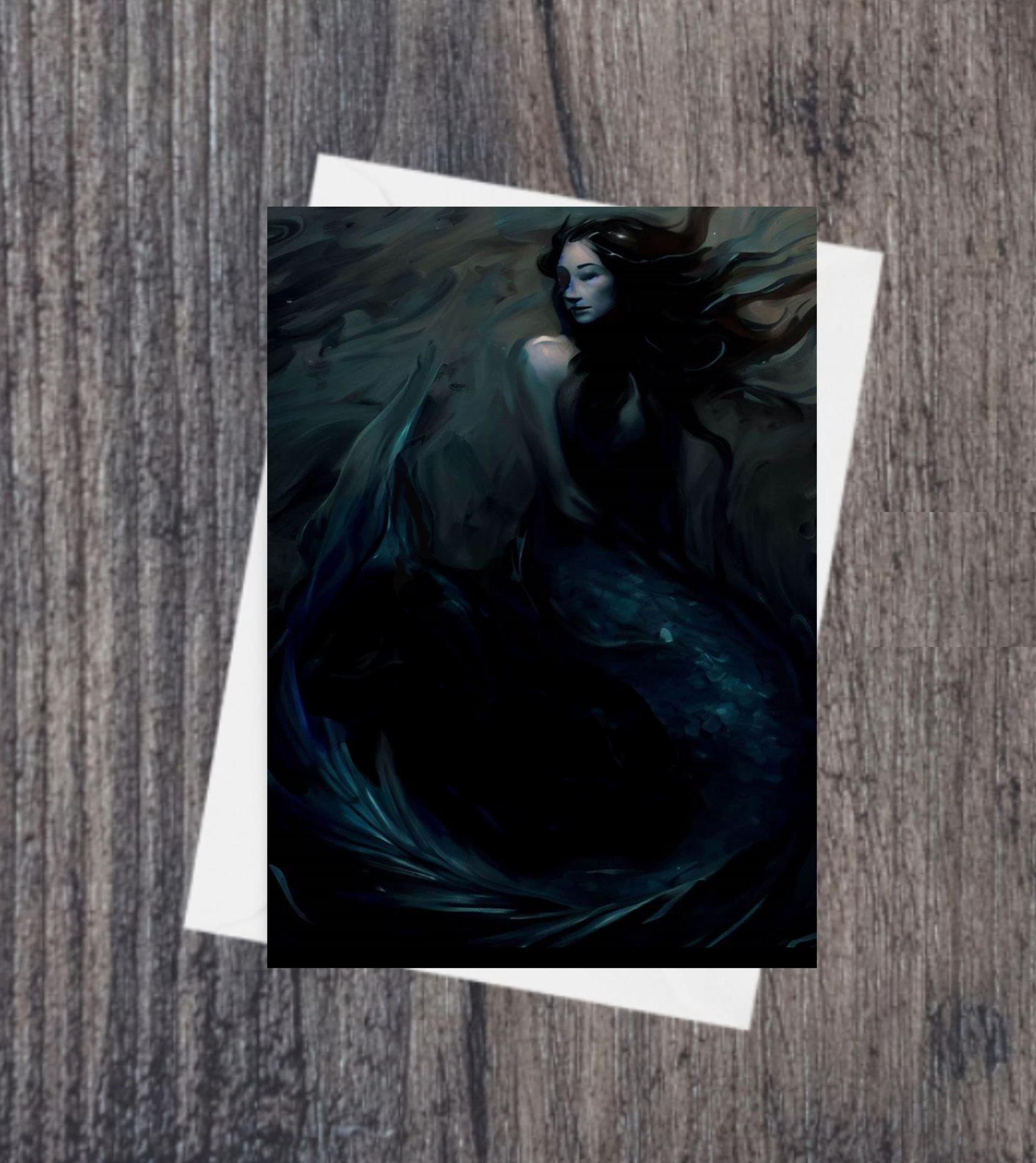 Mermaid Greeting Cards, Birthday, Invitations, Thank You Cards