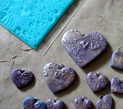Texture Sheets Polymer Clay, Polymer Clay Embossing Stamps